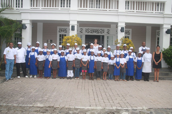 Les p’tits chefs du "Grand Hôtel du Lagon" ...