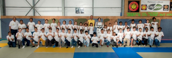 <center> « Para Judo en VIM » <br> Une marraine en or pour les "VIM" de 1000 Sourires